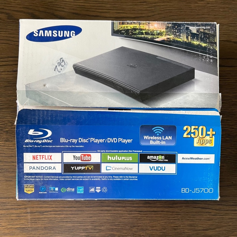 Samsung BD-J5700 Blu-ray & DVD Player Wi-Fi Streaming With Remote NOB - Picture 9 of 9